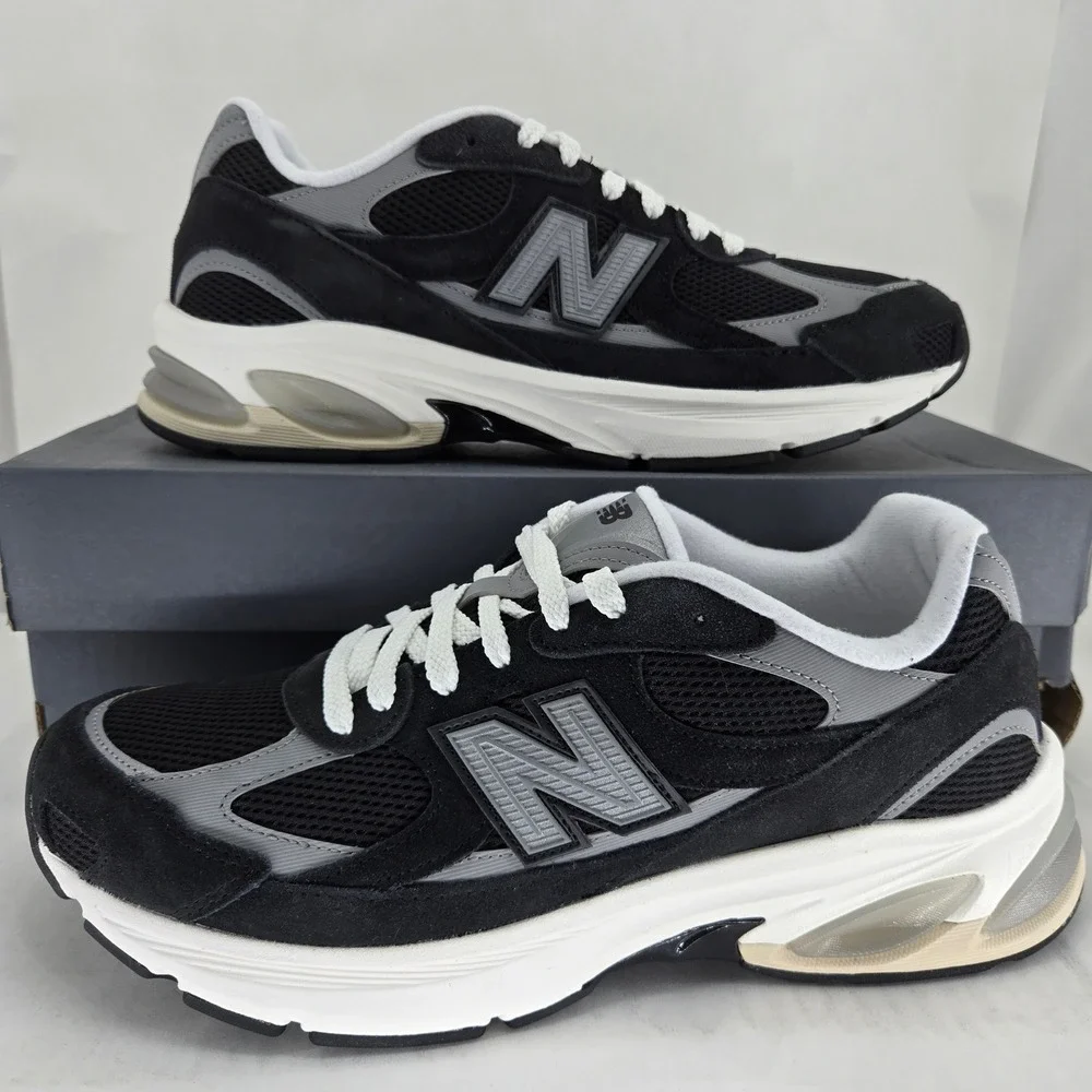 New Balance 2010 Black Grey Suede Mesh Sneakers U2010892 Mens 11.5 Womens 13